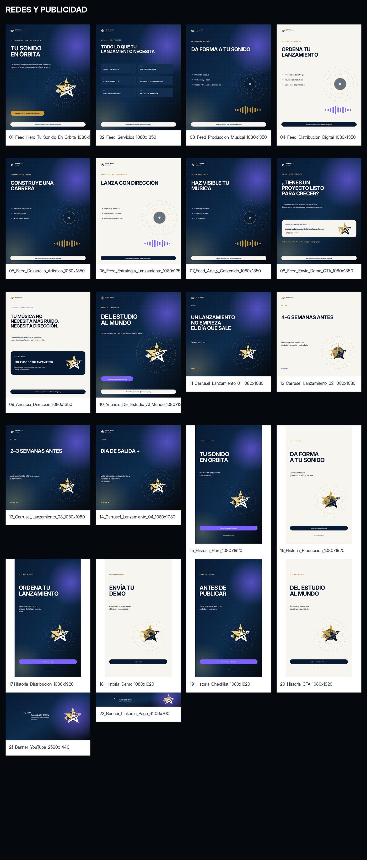 Star Mark Records — Redes y publicidad